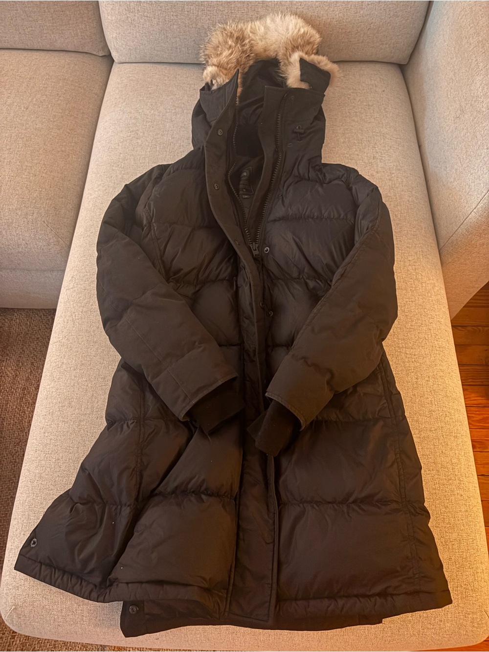 Canada Goose Fur-Trimmed Rowley Parka Black Label